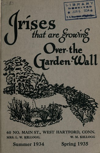 Irises that are growing Over-the-Garden-Wall