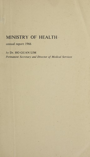 Report of the Ministry of Health