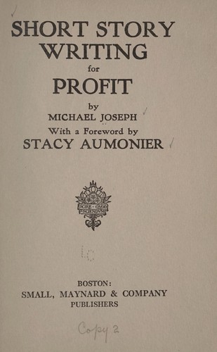 Short story writing for profit