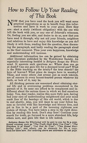 What has religion done for mankind!