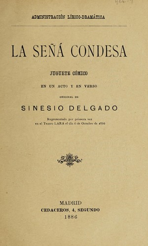 La señá condesa