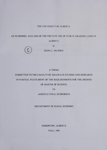 An economic analysis of cattle production costs under various leasing arrangements