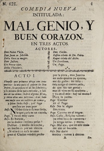 Mal genio, y buen corazon