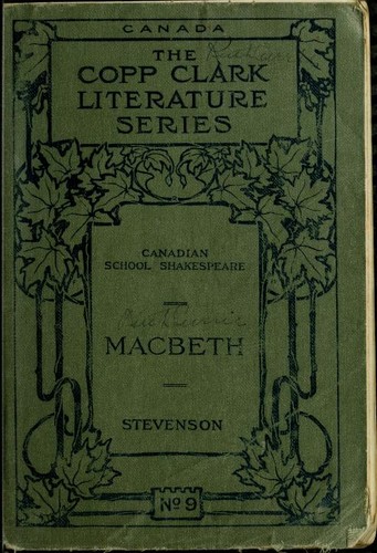 Shakespeare's Macbeth for use in public and high schools