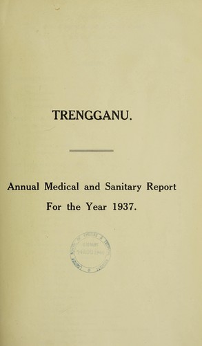 Annual medical and sanitary report
