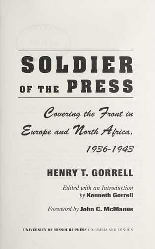 Soldier of the press