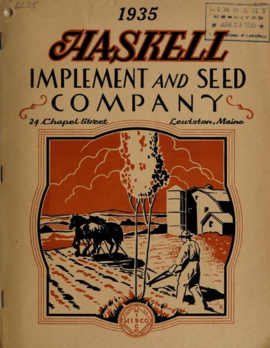 Haskell Implement and Seed Company, 1935