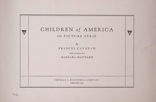 Children of America in picture strip