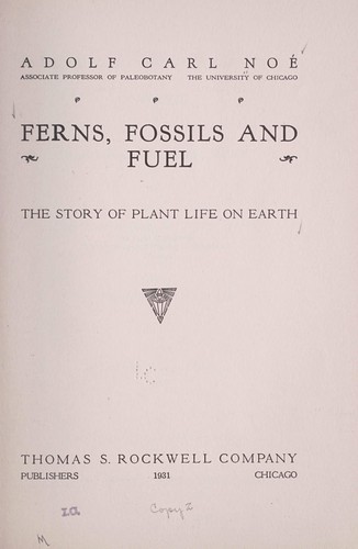 ...Ferns, fossils and fuel