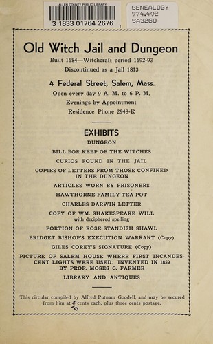 Old witch jail and dungeon