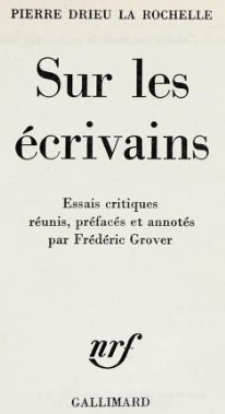 Sur les écrivains