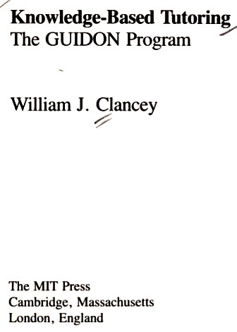 Knowledge-based tutoring