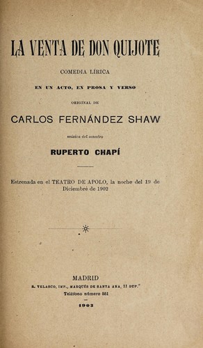 La venta de don Quijote