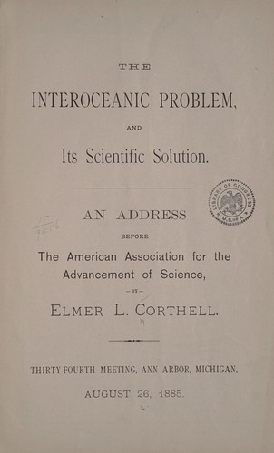 The interoceanic problem and its scientific solution