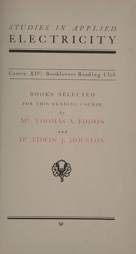 Studies in applied electricity.