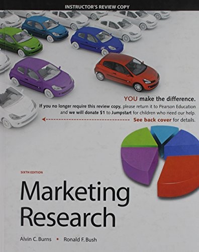 Marketing Research, Instructor's Review Copy