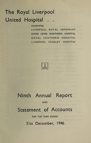 Annual report  and statement of accounts