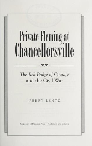Private Fleming at Chancellorsville
