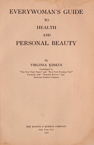 Everywoman's guide to health and personal beauty