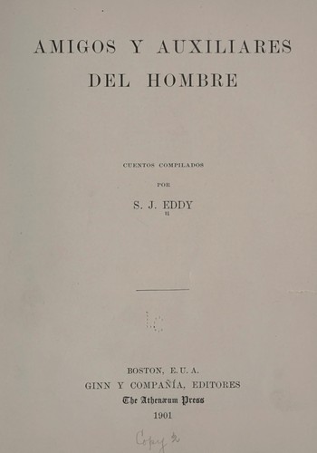 Amigos y auxiliares del hombre