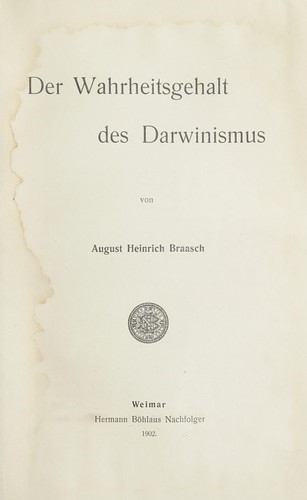 Der Wahrheitsgehalt des Darwinismus