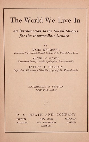 The world we live in