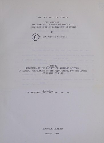 The youth of Yellowknife