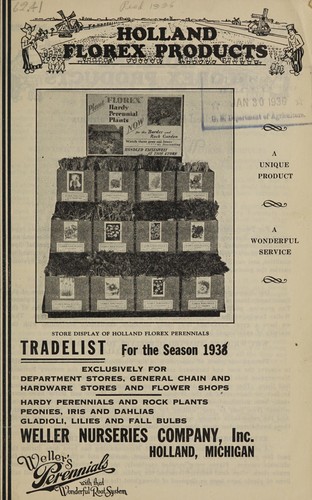 Tradelist for the season 1936