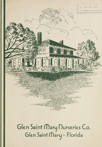 Glen Saint Mary Nurseries Co., Glen Saint Mary, Florida