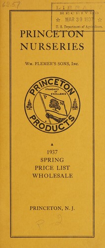 1937 spring price list wholesale