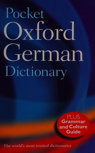 Pocket Oxford German dictionary