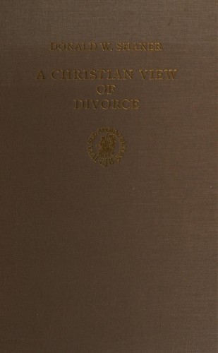 A Christian view of divorce.