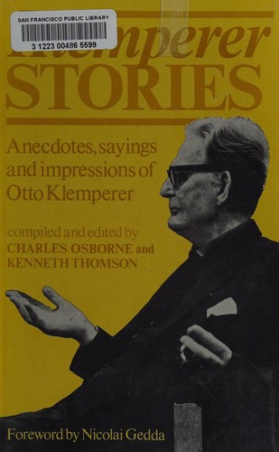 Klemperer stories