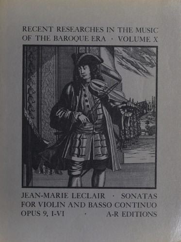 Sonatas for violin and basso continuo