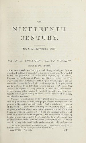 Dawn of creation and of worship