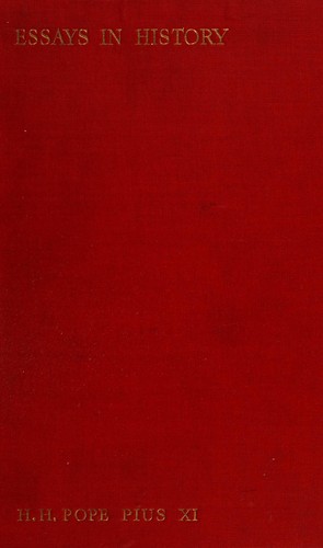 Essays in history written between the years 1896-1912