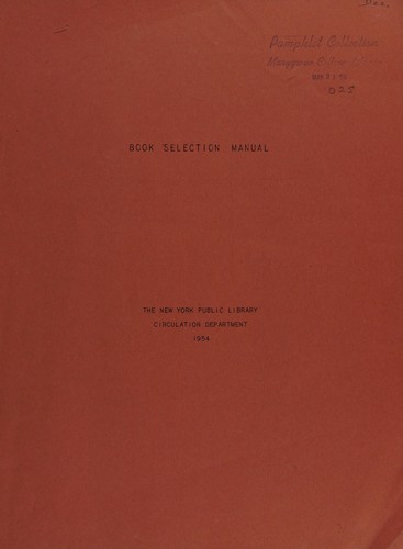 Book selection manual