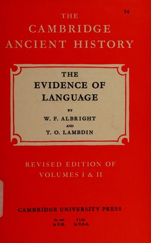 The evidence of language
