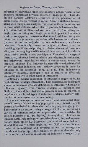 The View from Goffman