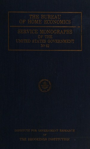 The Bureau of Home Economics