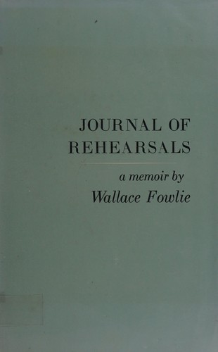Journal of rehearsals