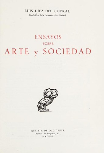 Ensayos sobre arte y sociedad