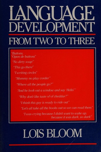 Language development from two to three