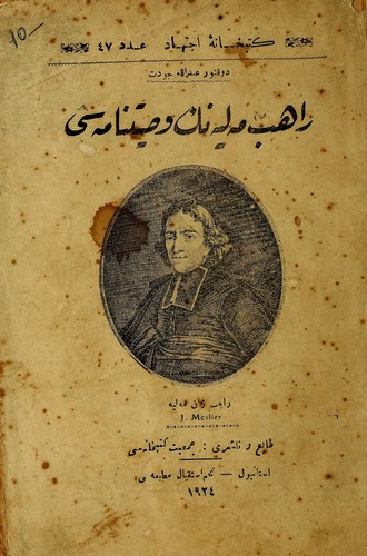 Rahib Melye'nin vasiyetnamesi hakknda