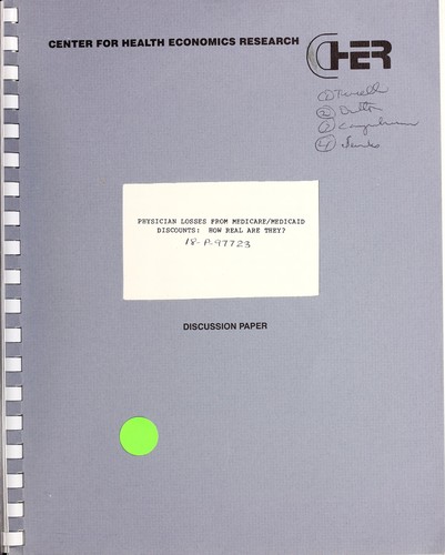Physician losses from Medicare/Medicaid discounts