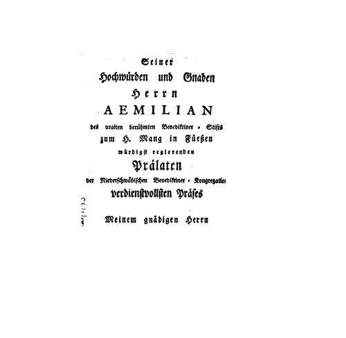 Verzeichniss alter druckdenkmale der bibliothek des uralten Benediktiner-stifts zum H. Mang in Füessen.