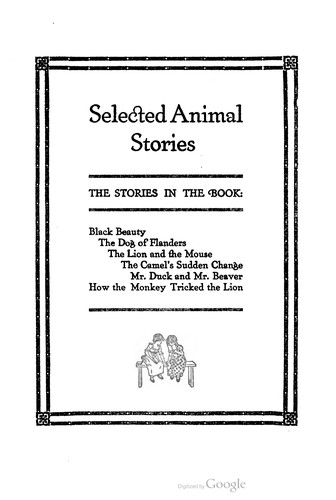 Selected Animal Stories