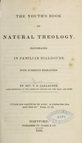 The youth's book on natural theology