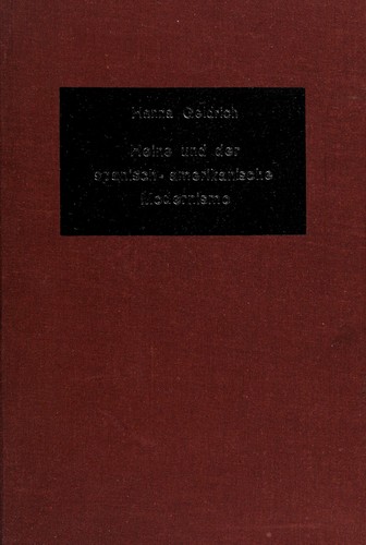 Heine und der spanisch-amerikanische Modernismo.