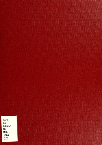 Man, church and race relations